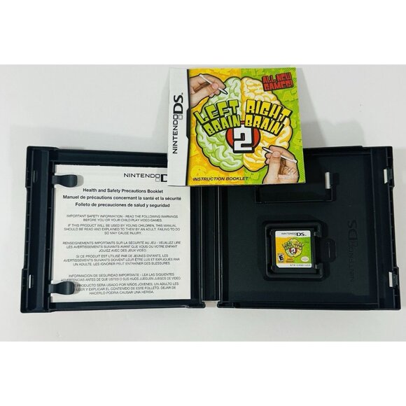 Left Brain Right Brain 2 Game Nintendo DS  w/ Case & Instruction Booklet Rated E - Picture 4 of 7